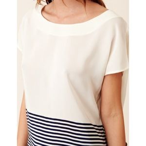 Joke Shasta Mini Stripe Silk Tee